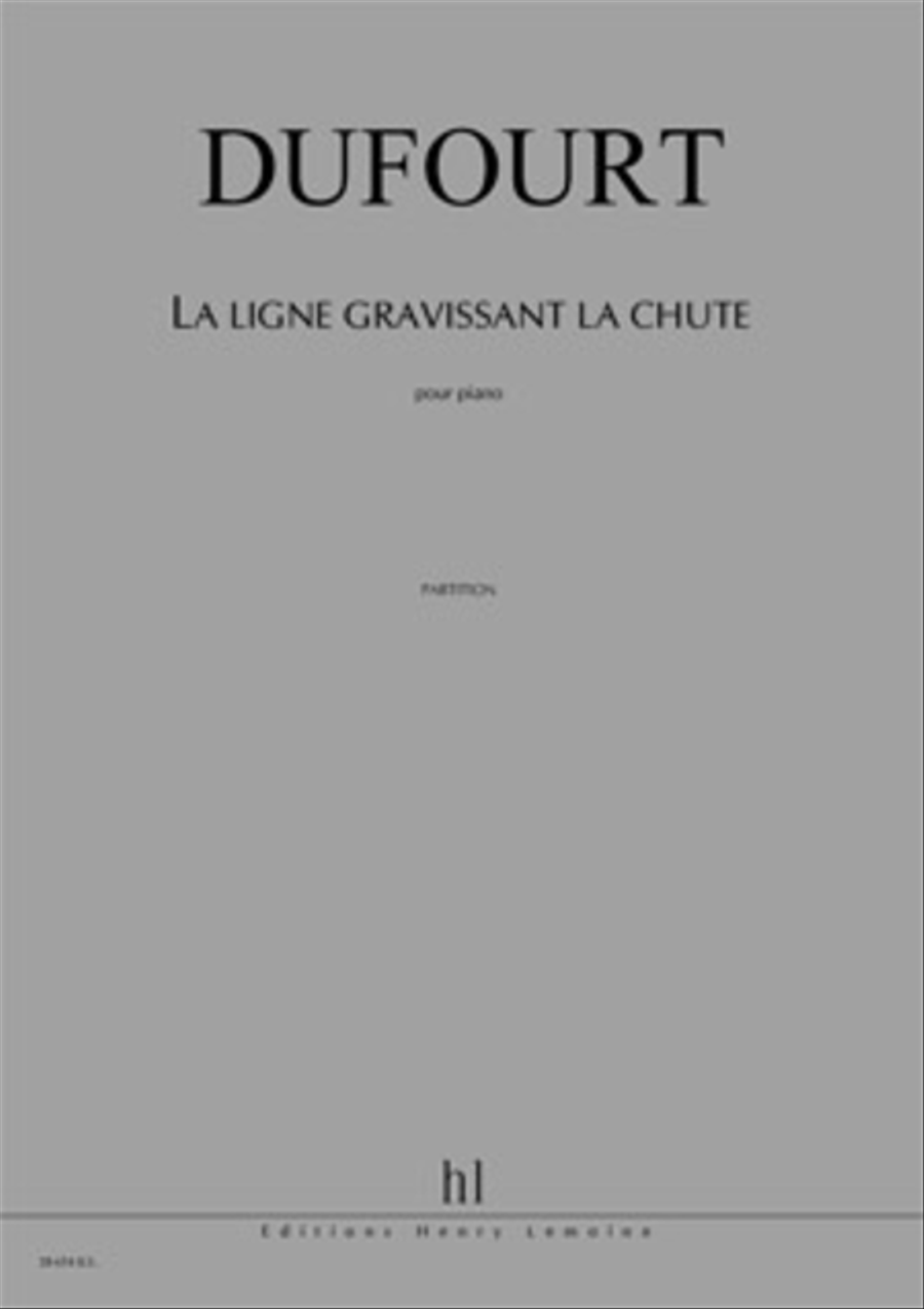 La Ligne gravissant la chute - Hommage a Chopin Piano Solo scores gallery preview page 1