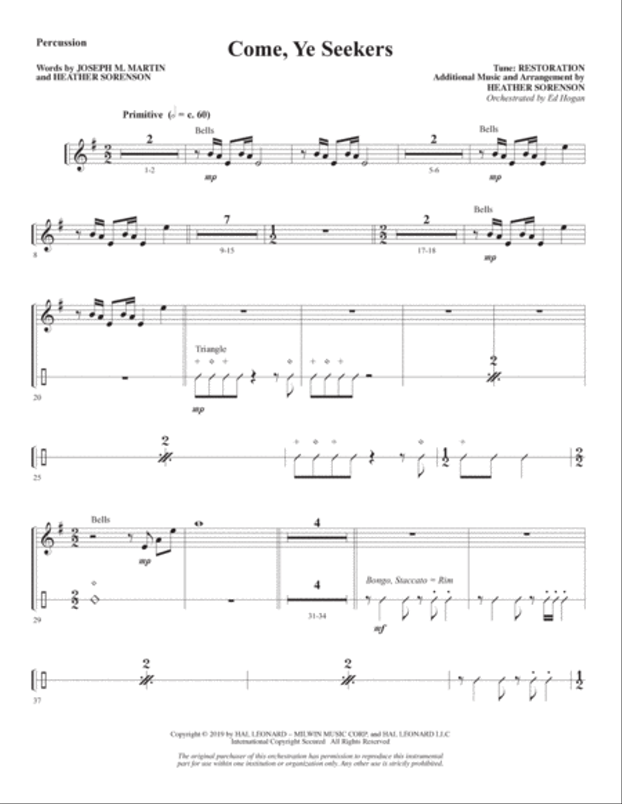 What Wondrous Hope (A Service of Promise, Grace and Life) - Percussion Choir scores gallery preview page 5