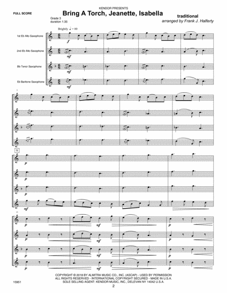 Christmas Classics For Saxophone Quartet - Bb Tenor Saxophone