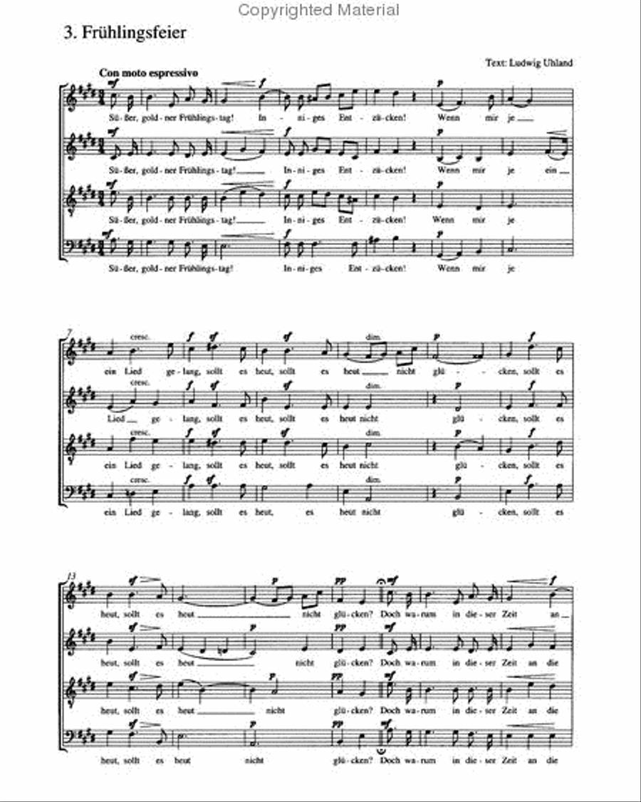 Im Freien zu singen (Heft 2) Choir scores gallery preview page 3