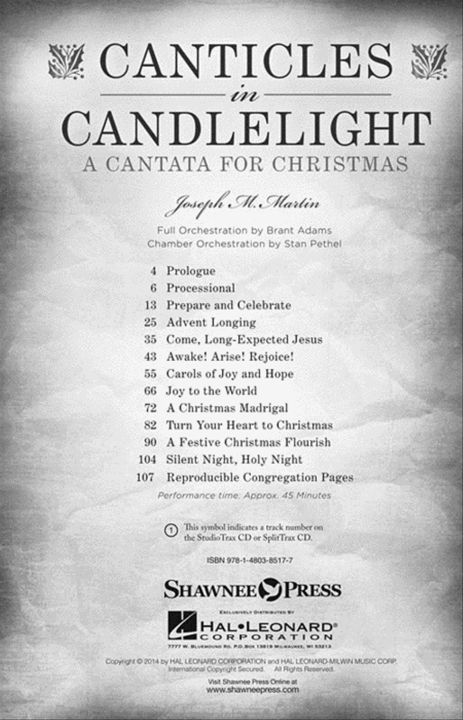 Canticles in Candlelight Chamber Orchestra scores gallery preview page 4