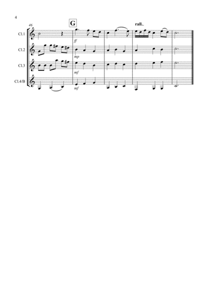 Adagio from Mozart's Clarinet Concerto for Clarinet Quartet image number null