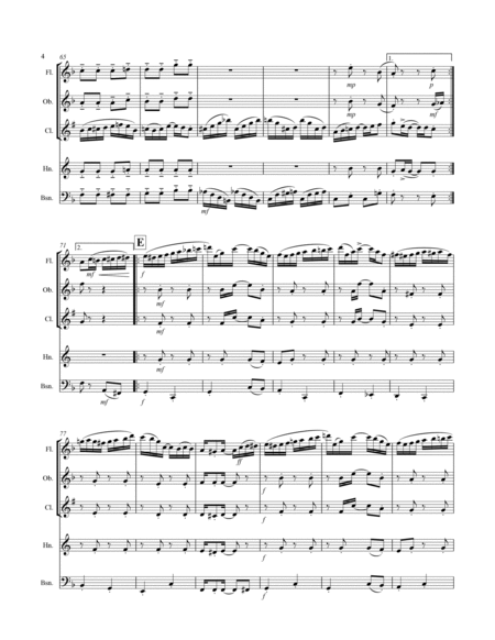 Joplin - “Paragon Rag” (for Woodwind Quintet) image number null