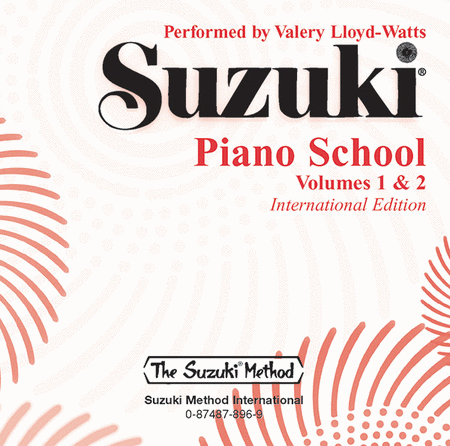 Suzuki Piano School, Volumes 1 and 2 - Compact Disc