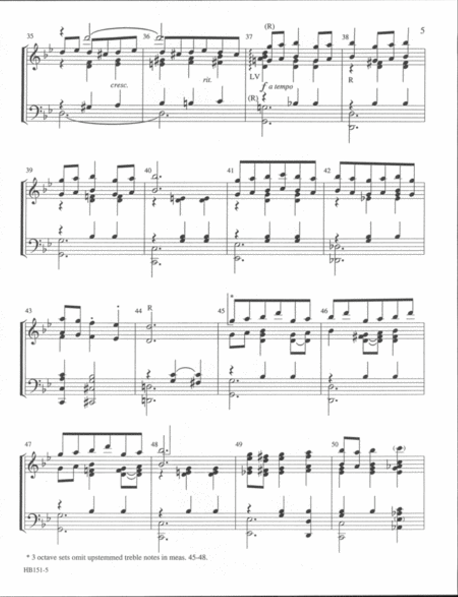 Slow Waltz (Psalm 130) 5-Octaves scores gallery preview page 5