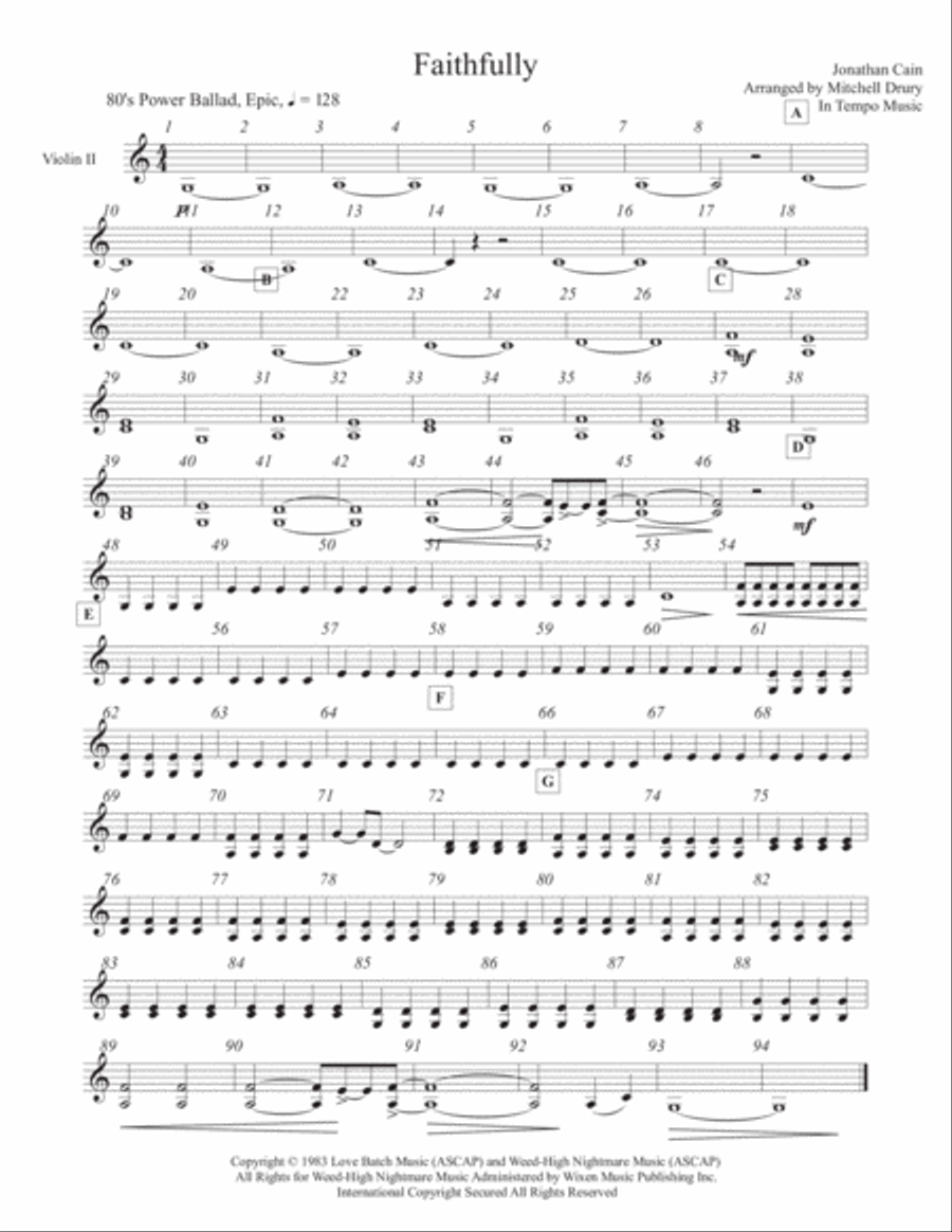Faithfully Faithfully String Quartet scores gallery preview page 2