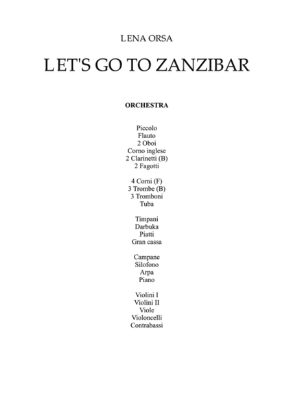 Let's Go to Zanzibar image number null