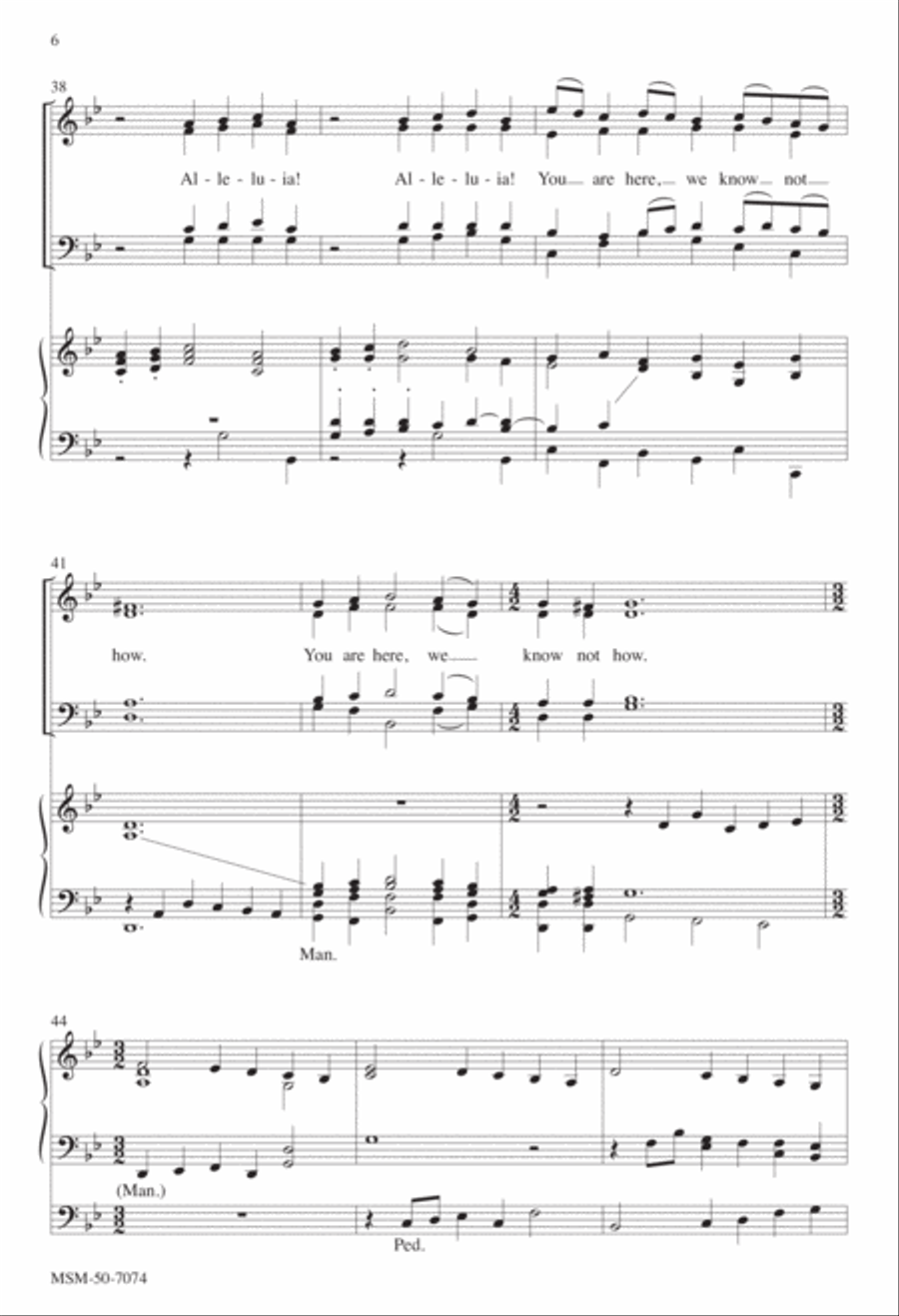 Lord, Enthroned in Heavenly Splendor 4-Part scores gallery preview page 6