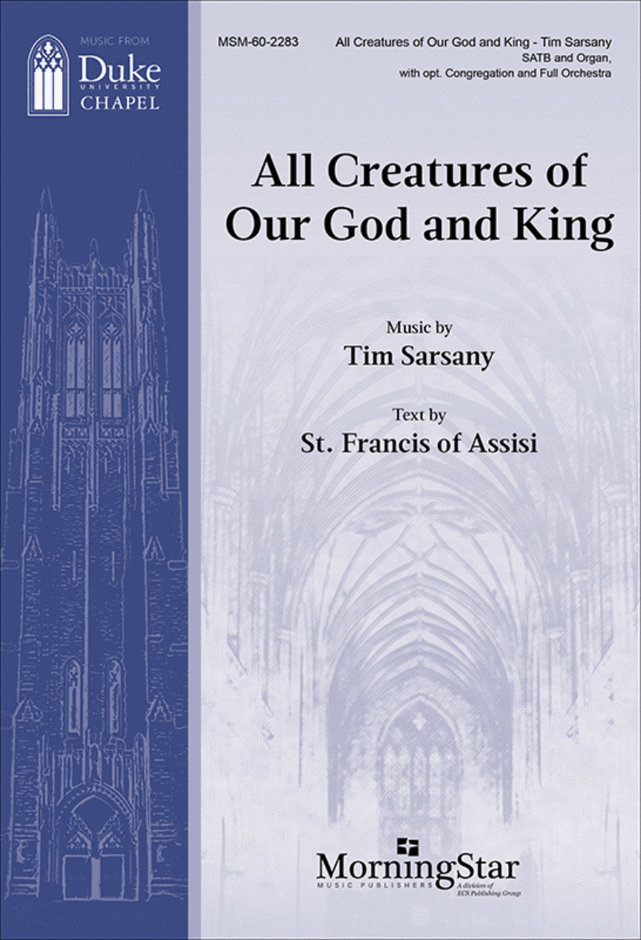 All Creatures of Our God and King (Choral Score) 4-Part scores gallery preview page 1