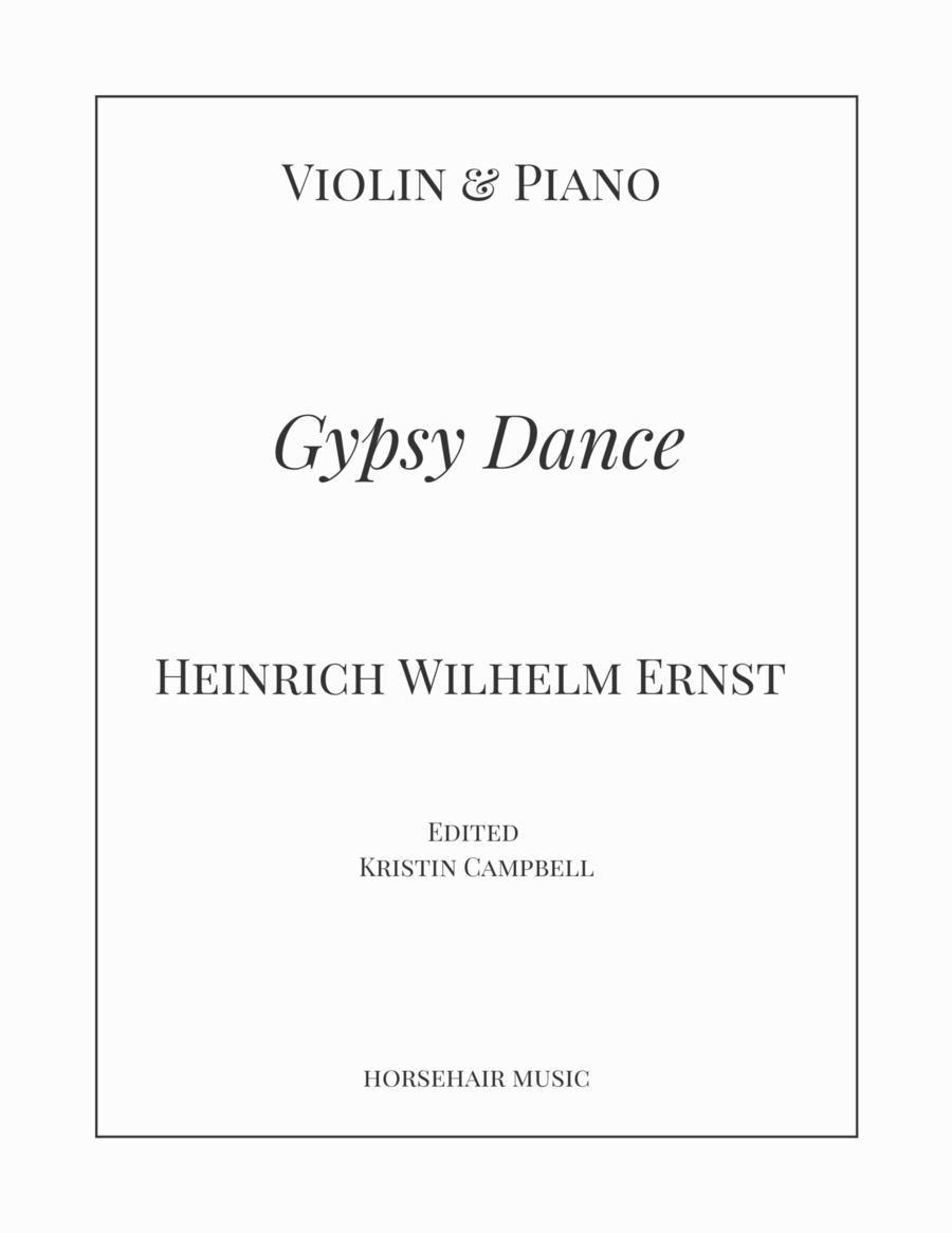 Gypsy Dance Gypsy Dance Violin Solo scores gallery preview page 1