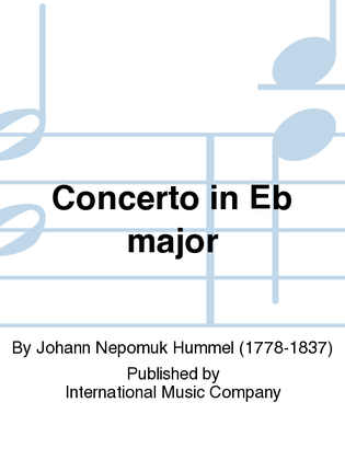 Book cover for Concerto In Eb Major