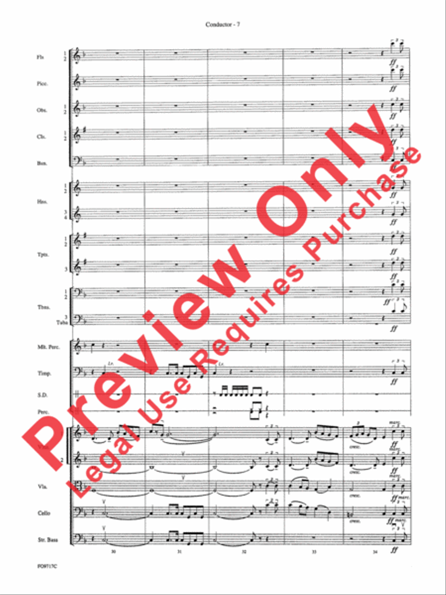 Star Wars (Main Theme) Star Wars (Main Theme) Full Orchestra scores gallery preview page 21