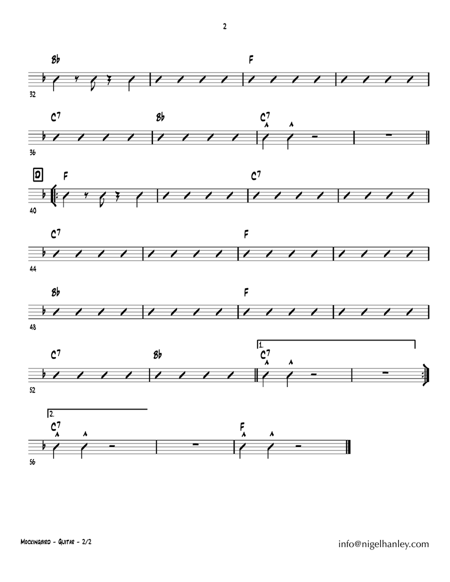 Mockingbird Jazz Ensemble scores gallery preview page 5