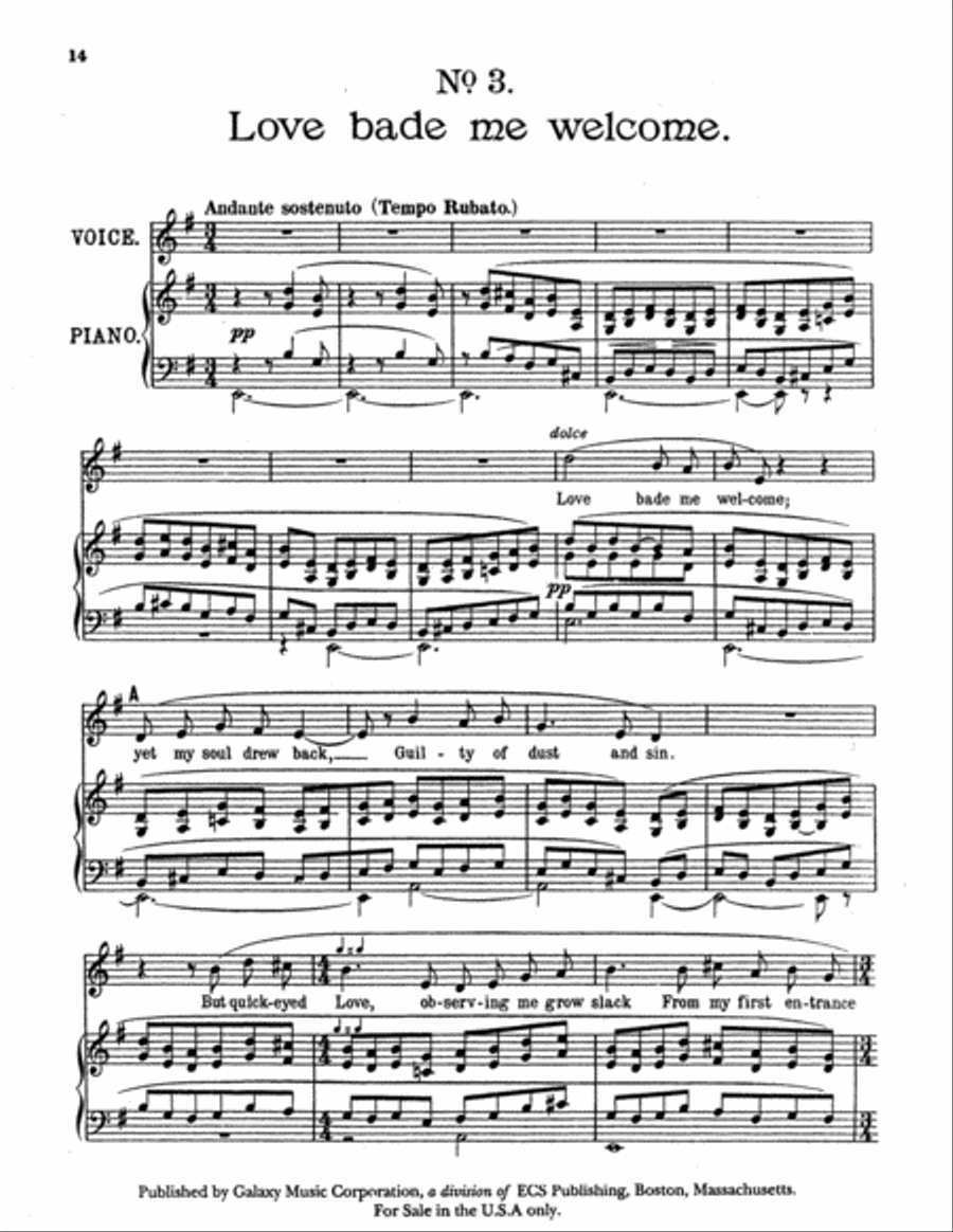 Five Mystical Songs Choir scores gallery preview page 19