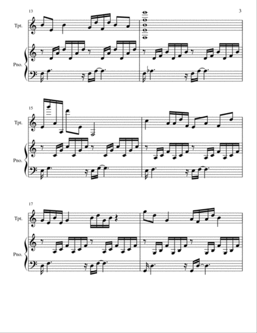 Prelude in c Small Ensemble scores gallery preview page 3