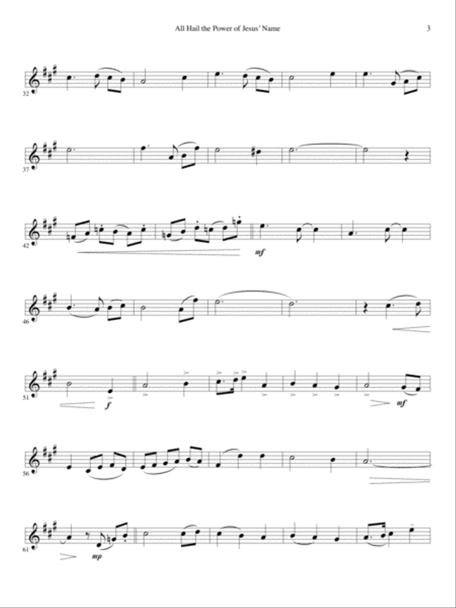 Creative Hymns for Violin Violin Solo scores gallery preview page 3