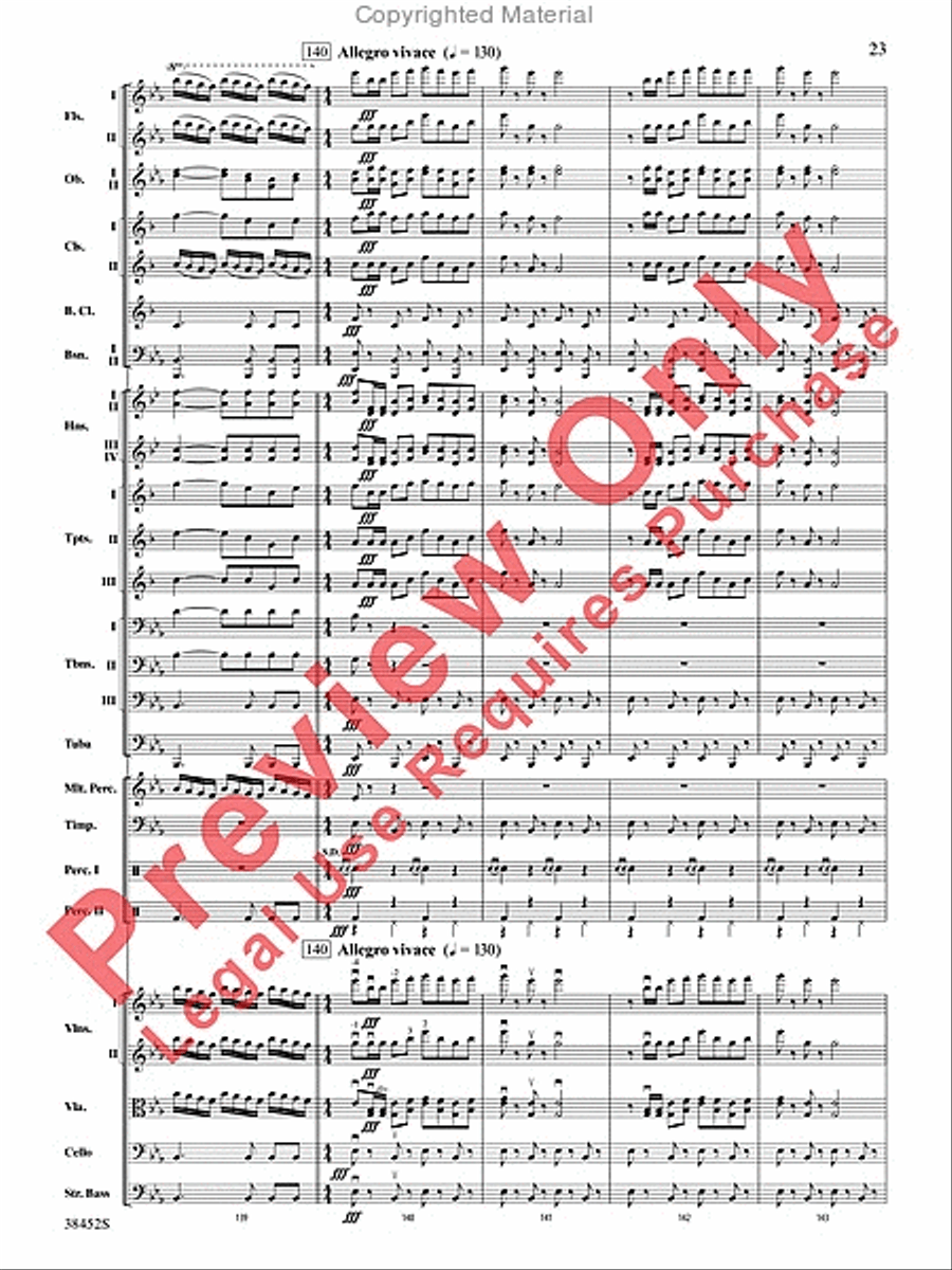 1812 Overture Full Orchestra scores gallery preview page 24