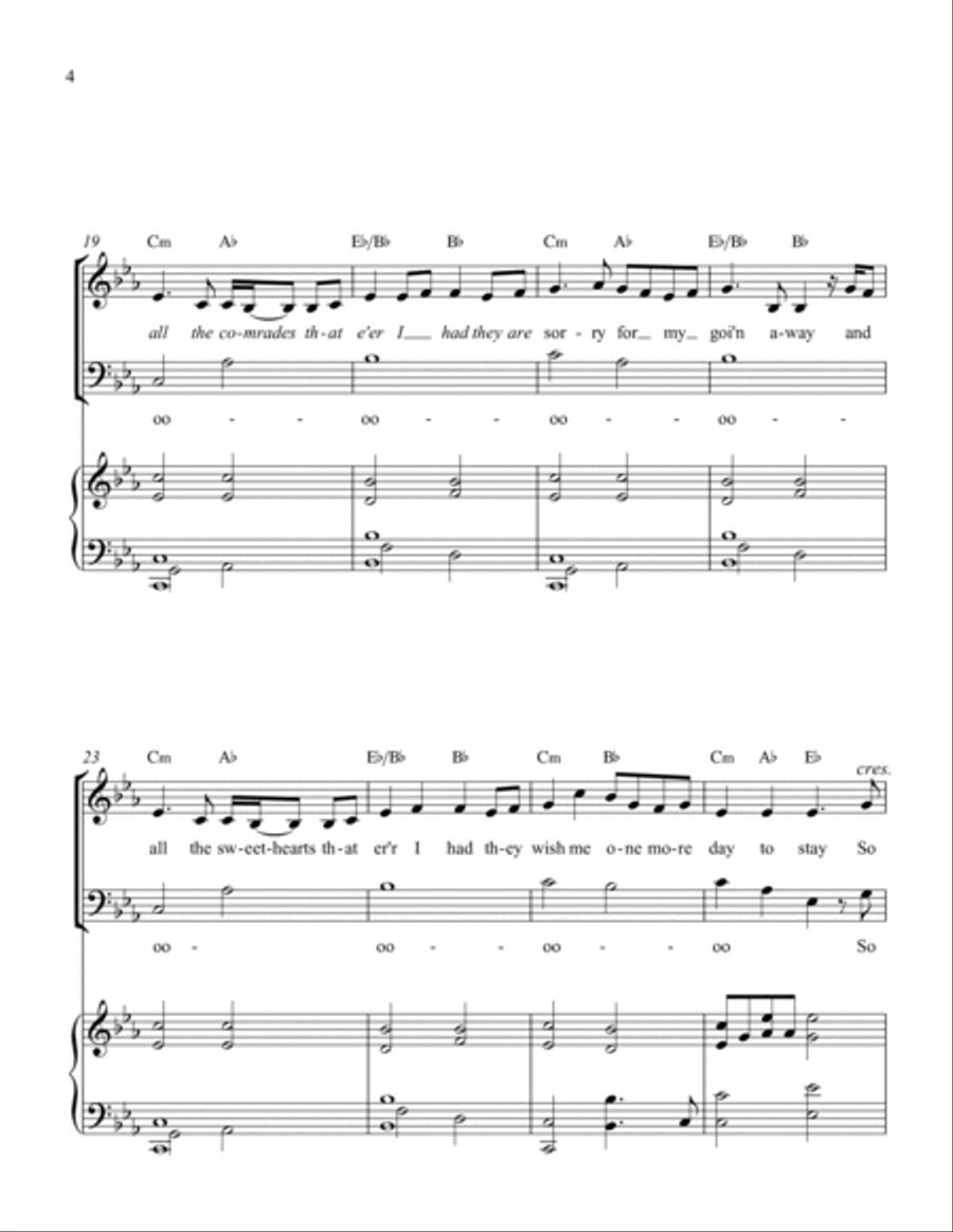 The Parting Glass 3-Part scores gallery preview page 4