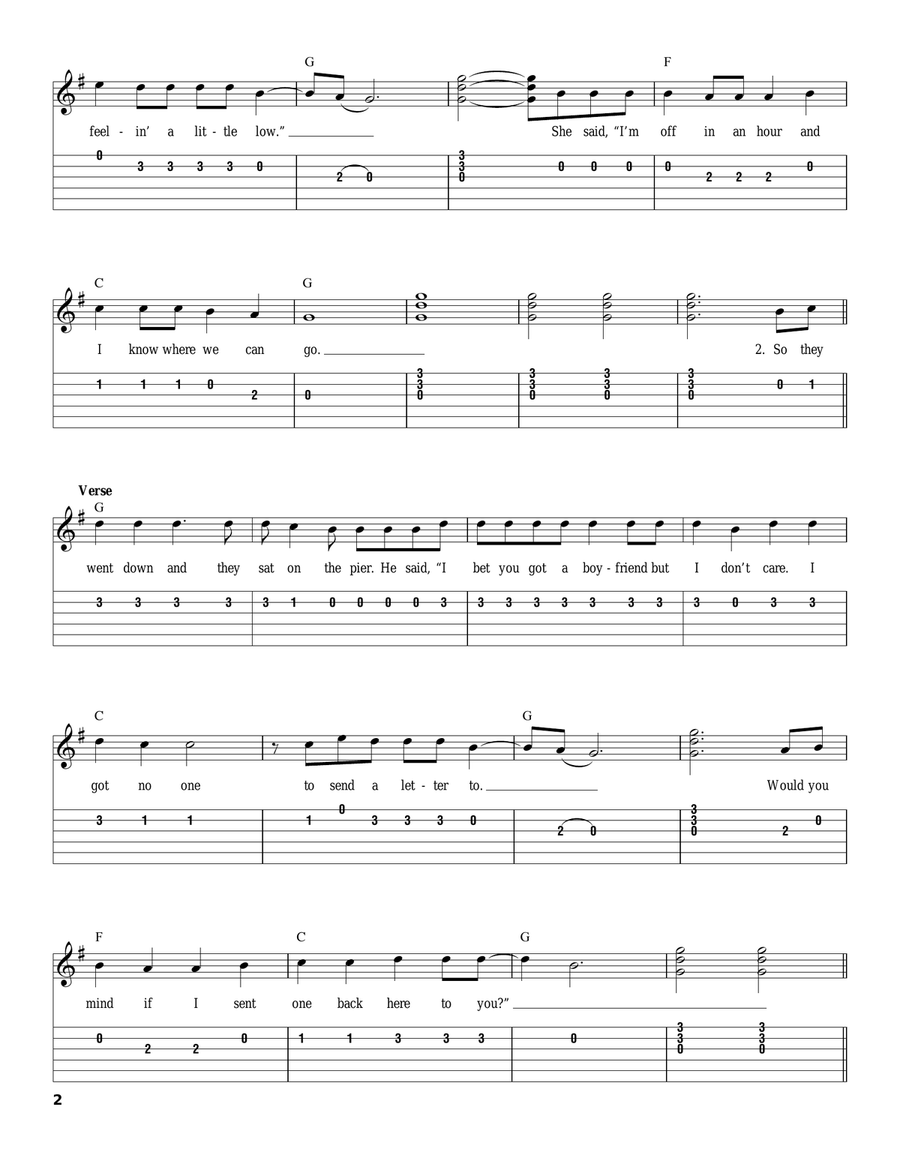 Travelin' Soldier Travelin' Soldier Acoustic Guitar scores gallery preview page 2