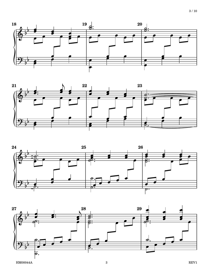 Süßer die Glocken nie klingen Handbell Choir scores gallery preview page 3
