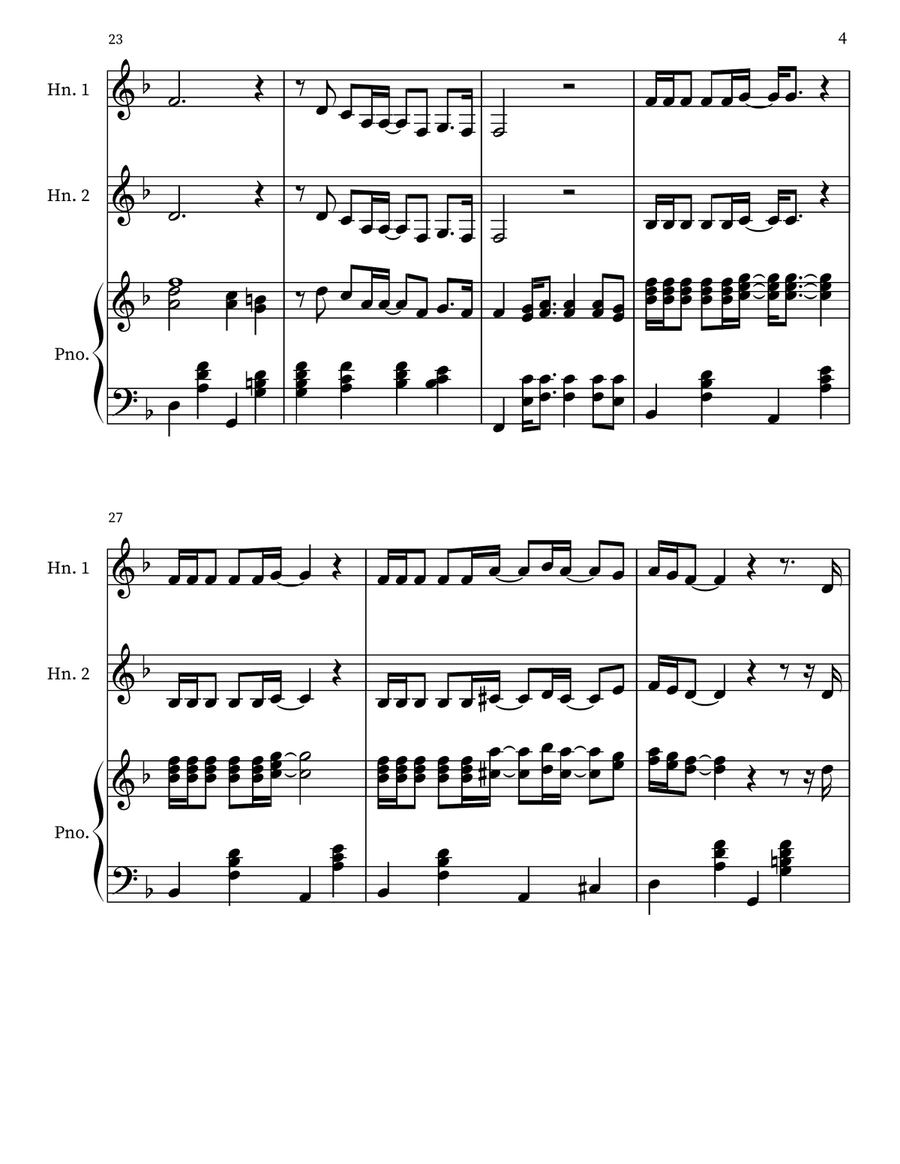 Nobody Loves Me Like You Do Brass Duet scores gallery preview page 4