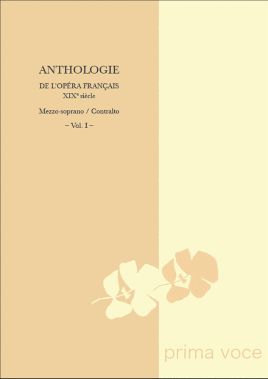 Anthologie de l'Opera francais XIXe siecle: Mezzo-soprano / Contralto, Volume I Mezzo-Soprano Voice scores gallery preview page 1