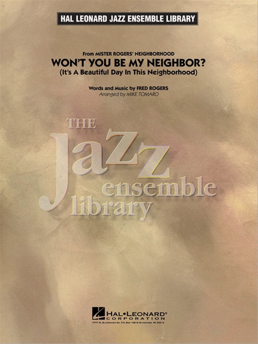 Won't You Be My Neighbor? Jazz Ensemble scores gallery preview page 1