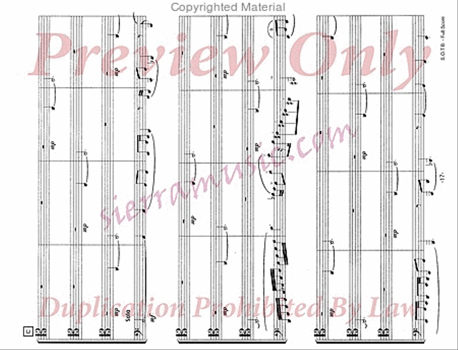 South Of The Border Trombone Quartet scores gallery preview page 18