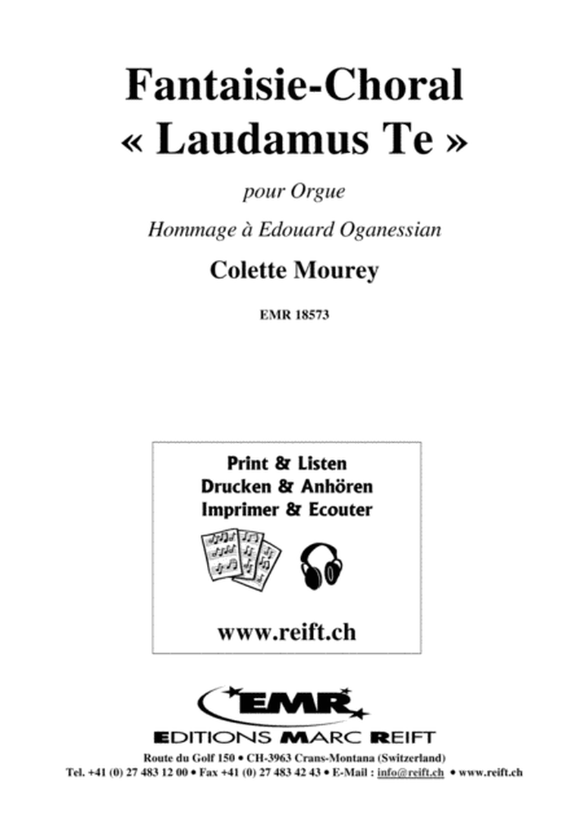 Fantaisie-Choral "Laudamus Te" image number null
