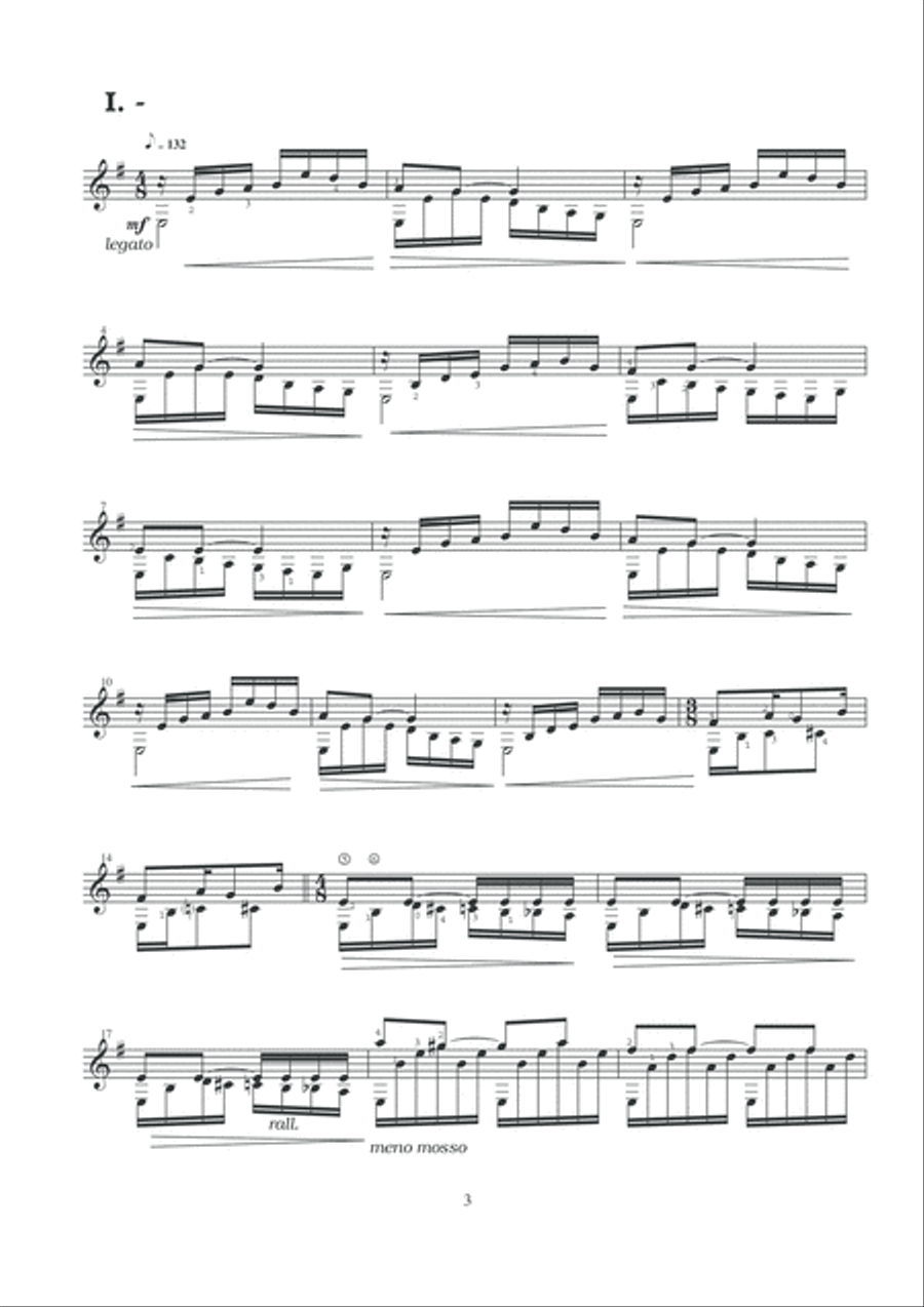 Distímia Classical Guitar scores gallery preview page 5