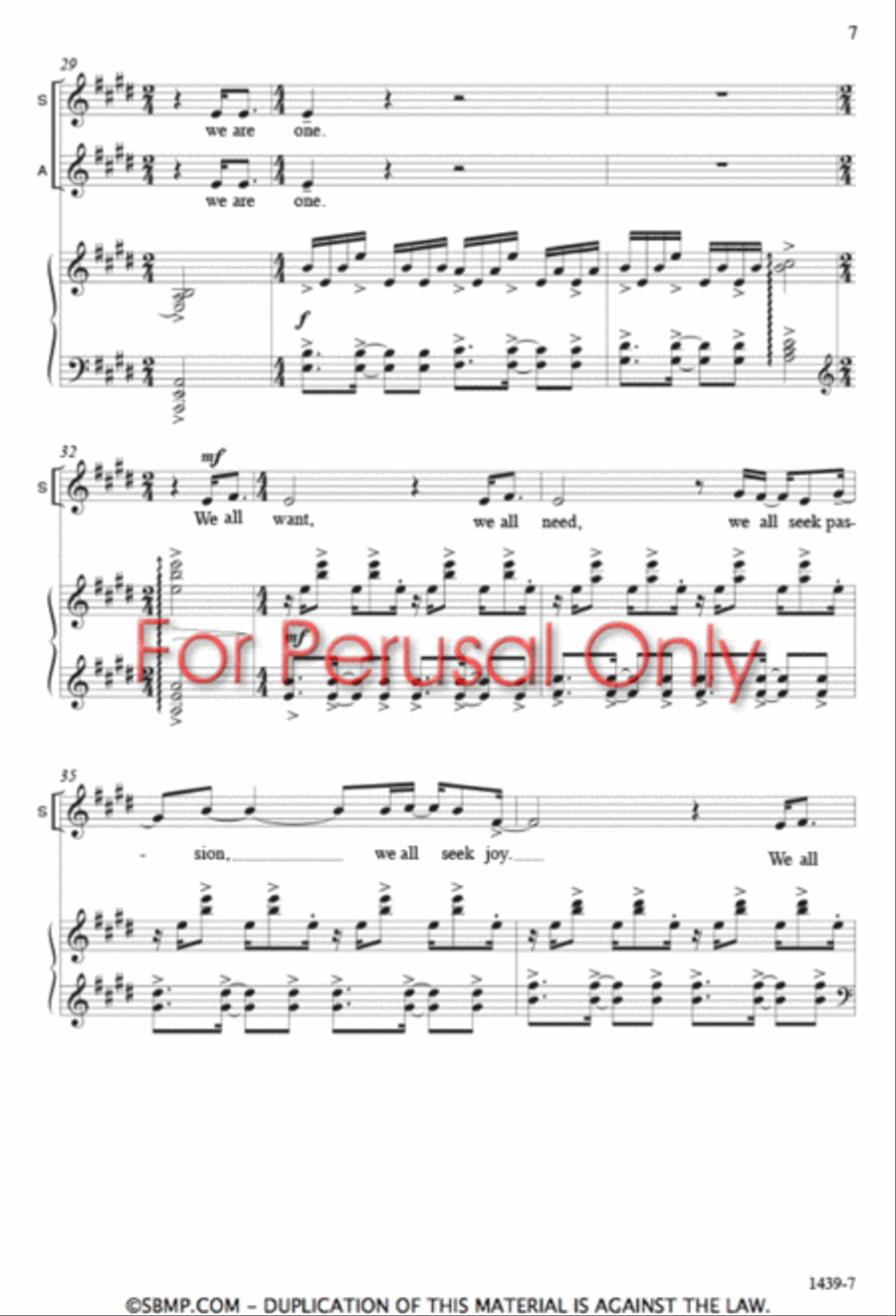 Sisi ni moja - SA Octavo Sisi ni moja - SA Octavo SA scores gallery preview page 6