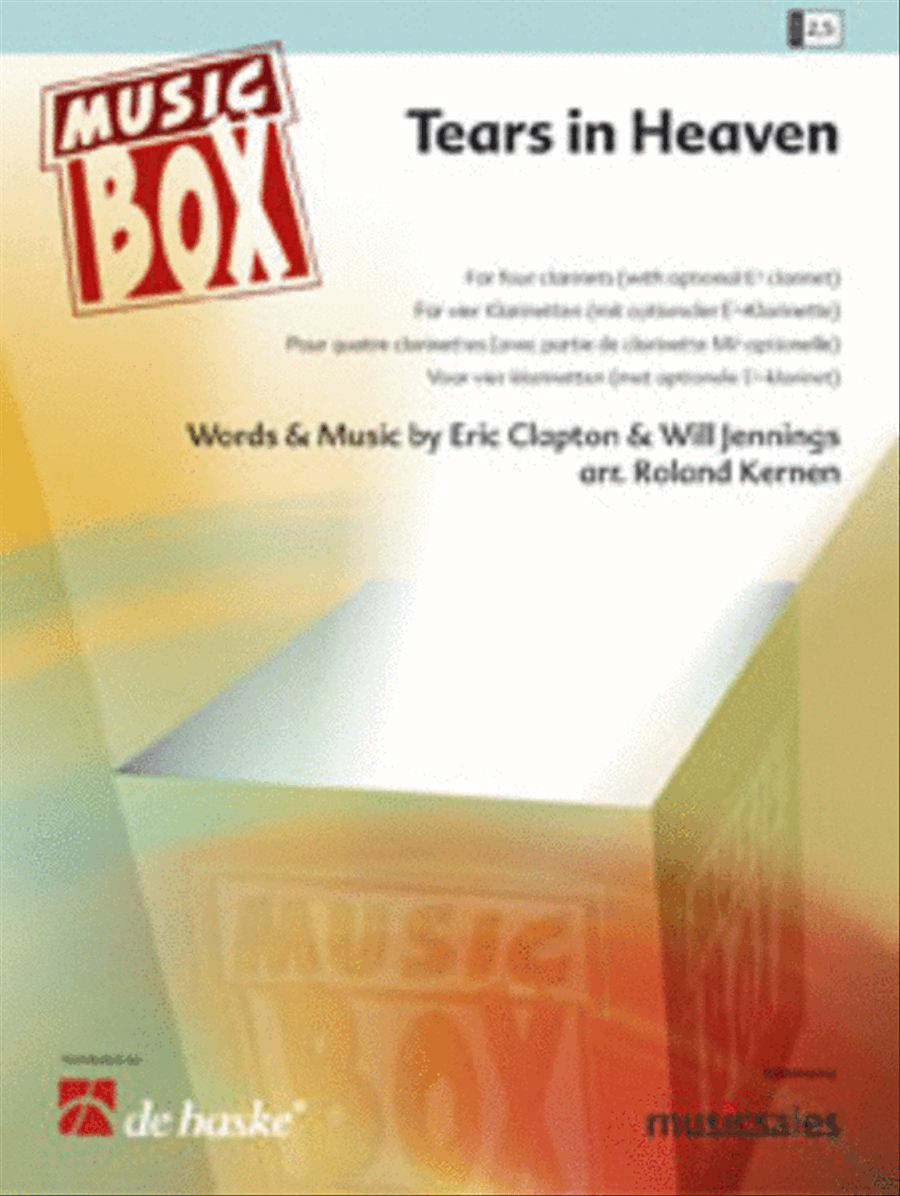 Tears in Heaven Clarinet Quartet scores gallery preview page 1