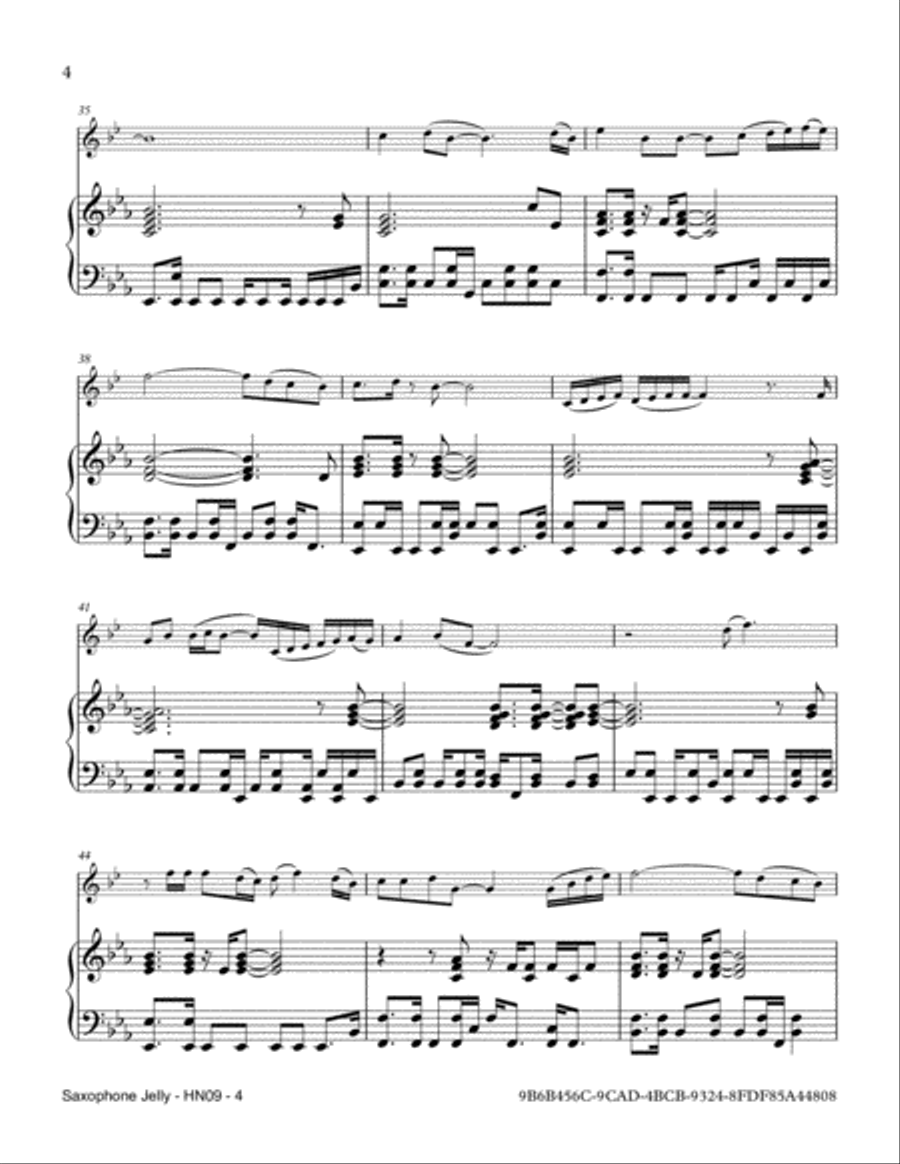Saxophone Jelly Saxophone Jelly Saxophone scores gallery preview page 4