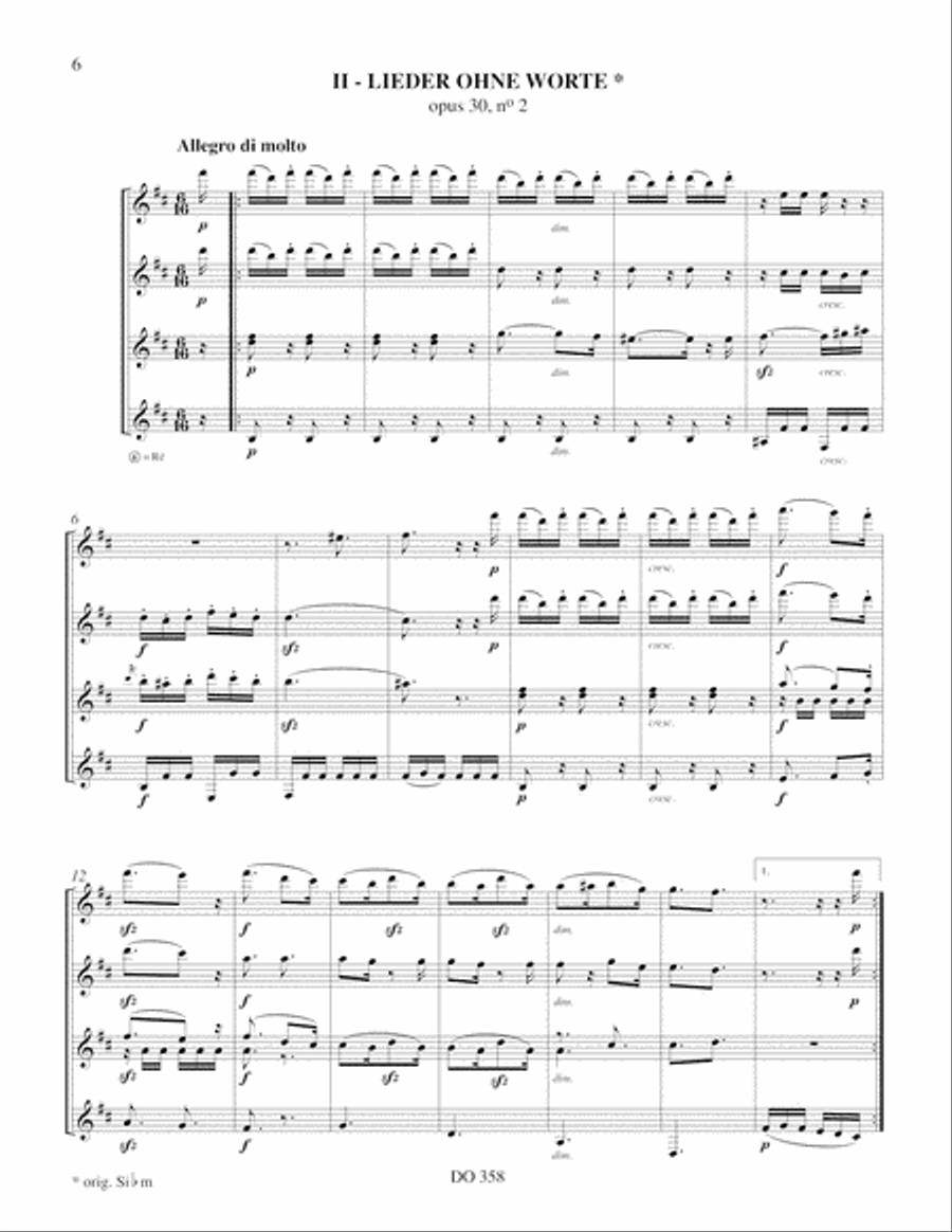 Romances sans paroles Romances sans paroles Guitar Ensemble scores gallery preview page 6