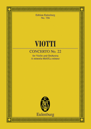 Concerto No. 22 A minor