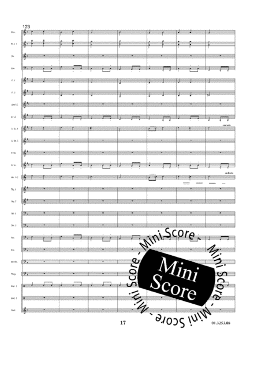 Capriol Suite Concert Band scores gallery preview page 21