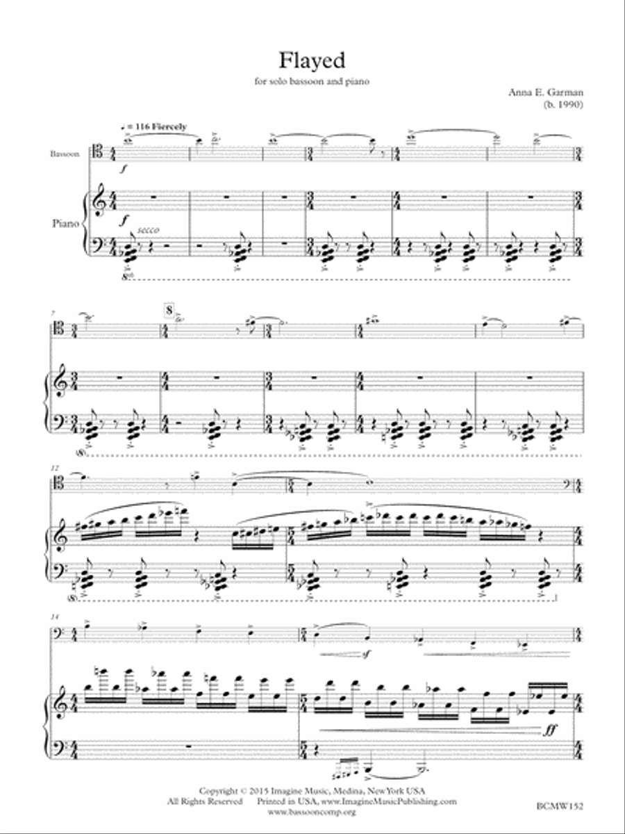 Flayed Bassoon Solo scores gallery preview page 10