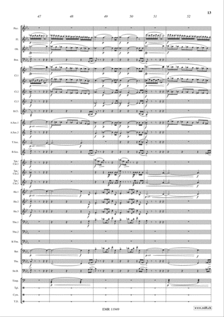 Apocalypse Now Concert Band scores gallery preview page 14