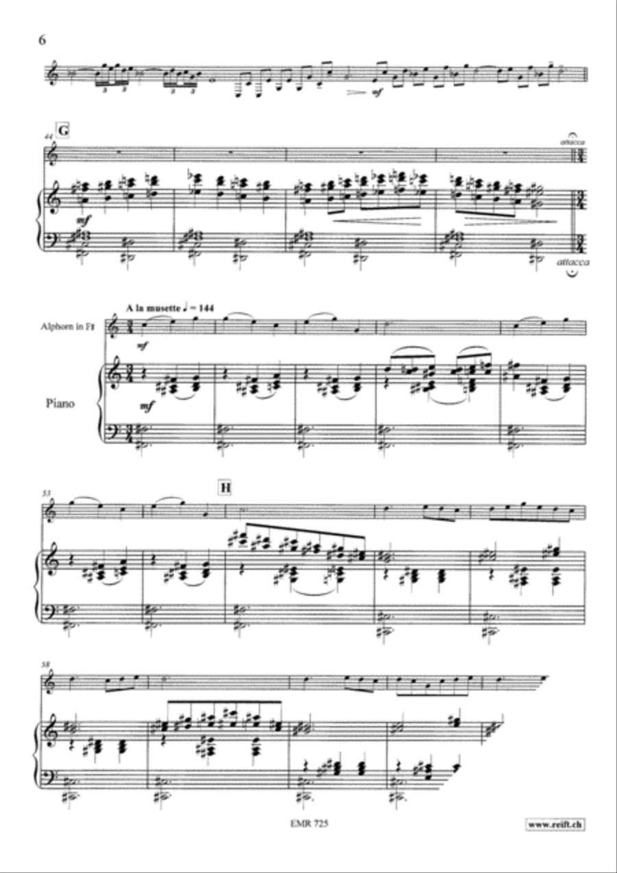 Andante et a la musette Piano Accompaniment scores gallery preview page 6