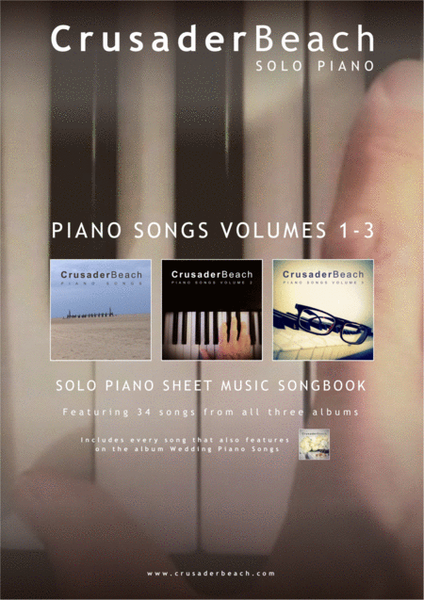 Piano Songs Volumes 1-3 - CrusaderBeach - Piano Solo Songbook image number null