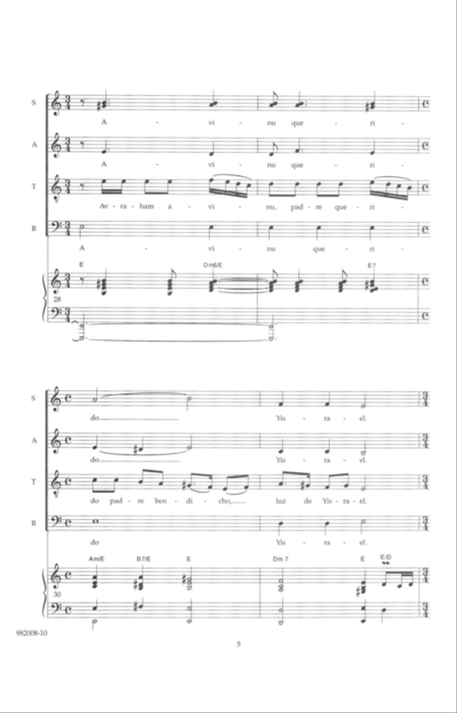 Cuando el Rey Nimrod 4-Part scores gallery preview page 5