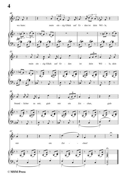 Schubert-Die Liebende schreibt,in F Major,Op.165 No.1,for Voice and Piano image number null