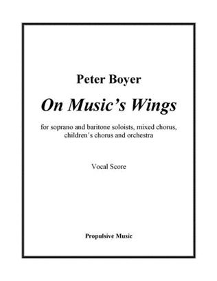 Book cover for On Music's Wings (Chorus score)