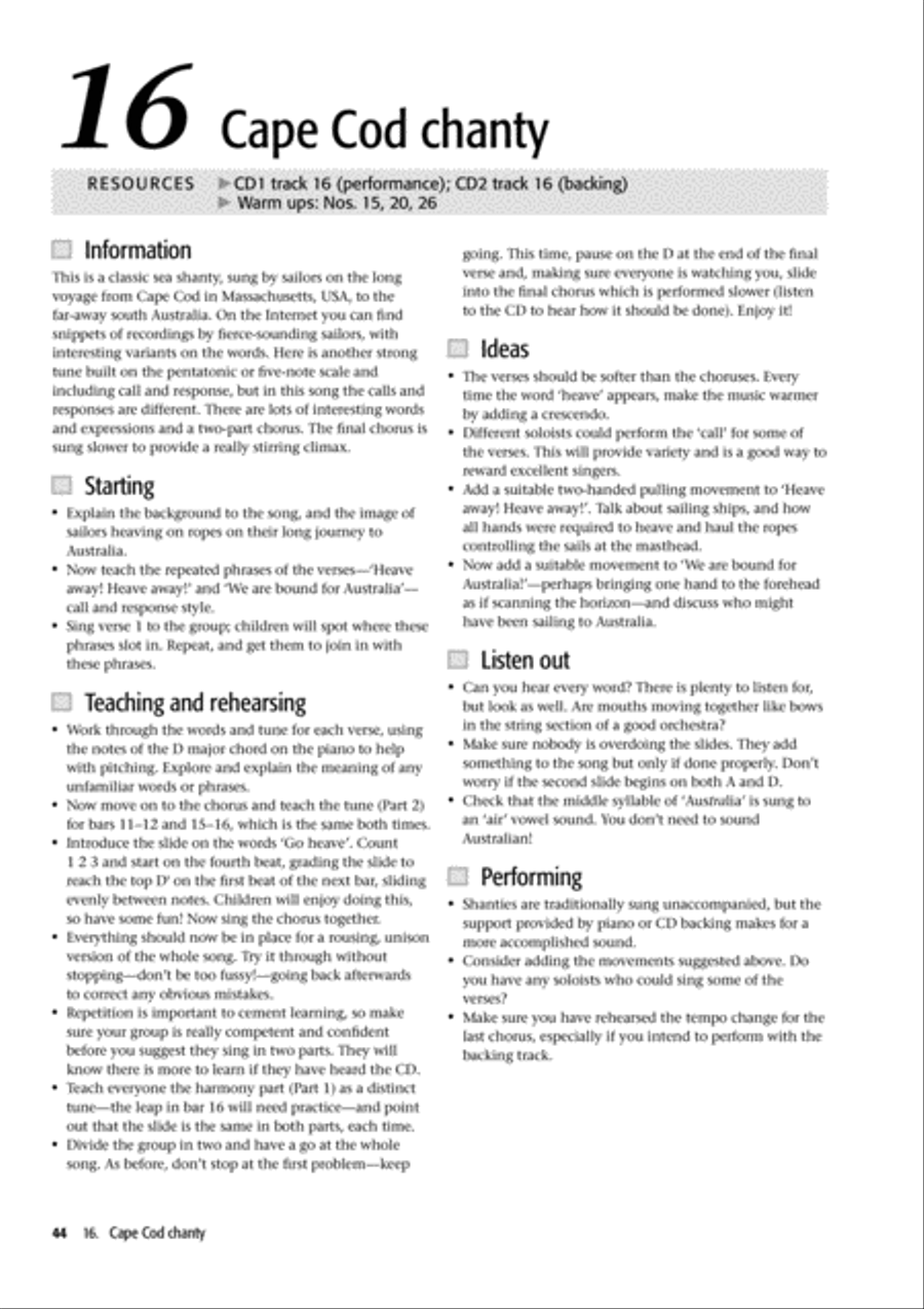 Junior Voiceworks 2 Unison Choir scores gallery preview page 23