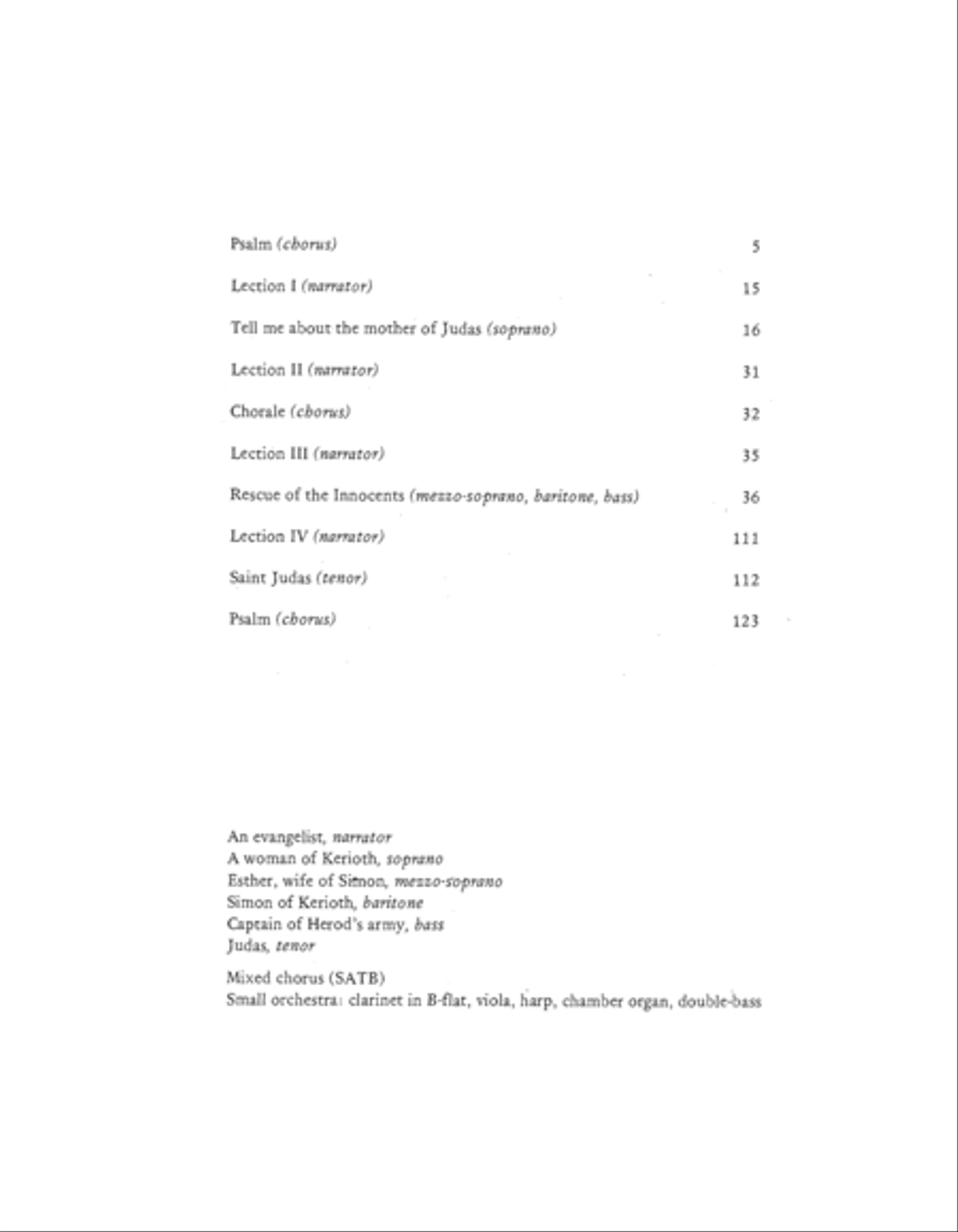 The Passion of Judas Choir scores gallery preview page 3