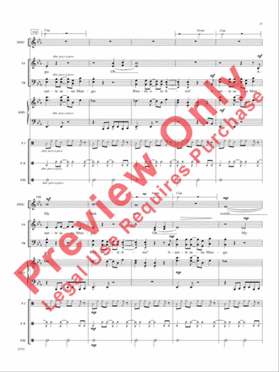 My Maker's World My Maker's World Choir scores gallery preview page 14
