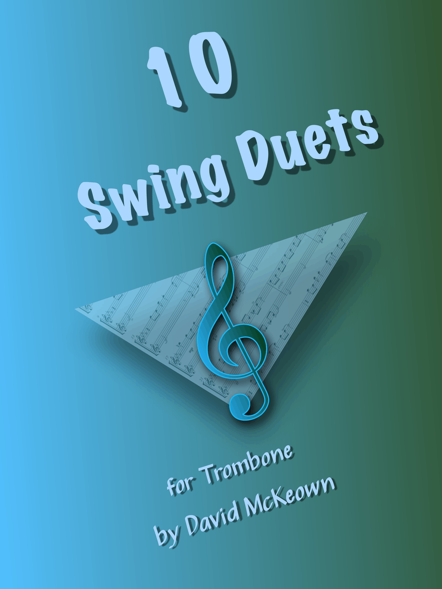10 Swing Duets for Trombone Trombone Duet scores gallery preview page 1