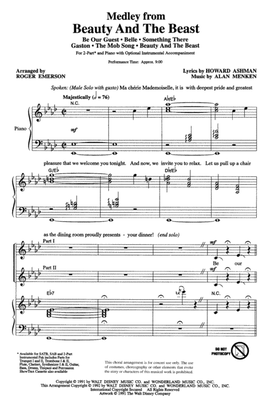Book cover for Beauty And The Beast (Medley) (arr. Roger Emerson)