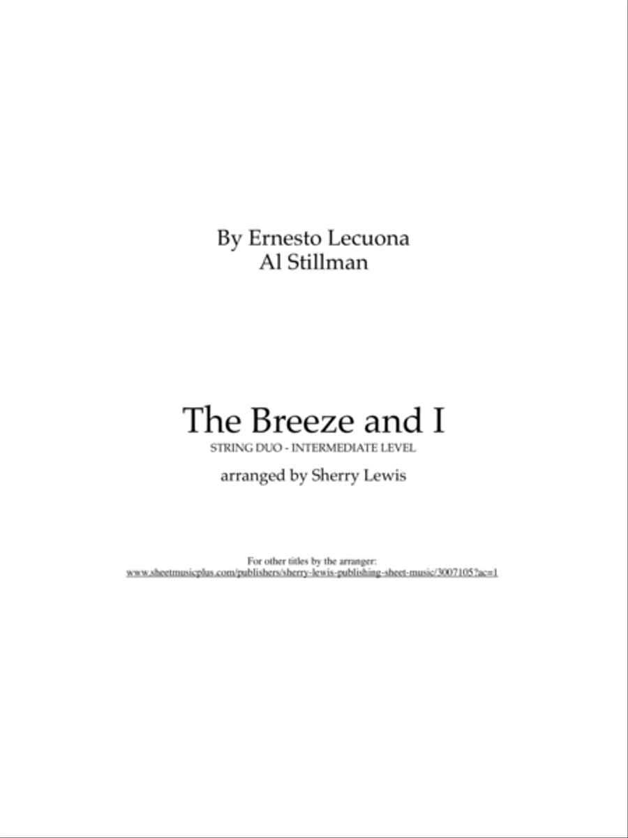 The Breeze And I String Duet scores gallery preview page 2