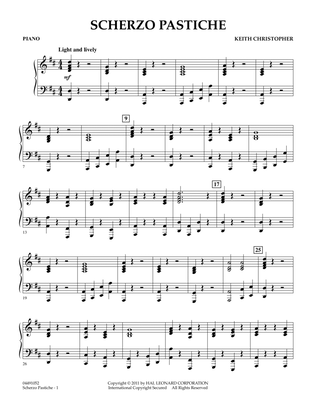 Scherzo Pastiche - Piano